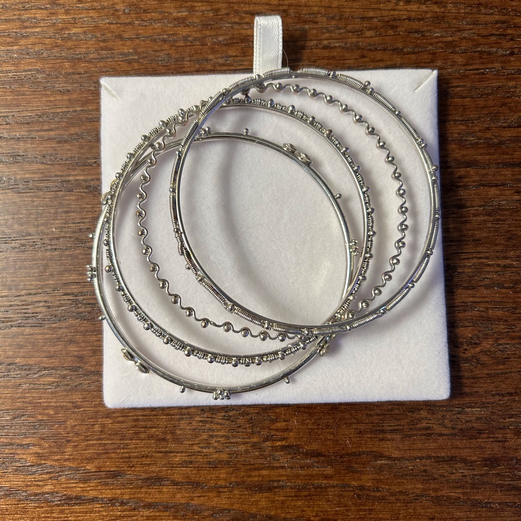 Silver Bangle Bracelets